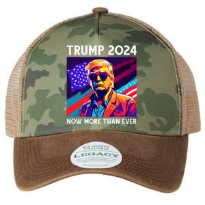 2024 Trump Now More Then Ever Legacy Tie Dye Trucker Hat