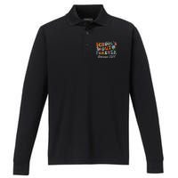 2024 Teacher Retirement SchoolS Out Forever Performance Long Sleeve Polo