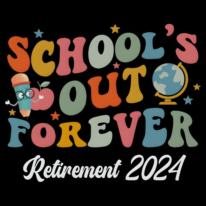 2024 Teacher Retirement SchoolS Out Forever Cooling Performance Crew T-Shirt