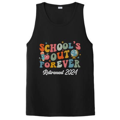 2024 Teacher Retirement SchoolS Out Forever PosiCharge Competitor Tank