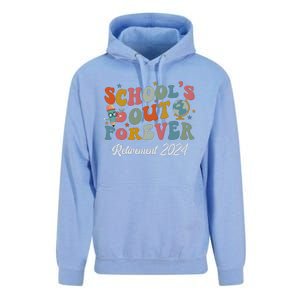 2024 Teacher Retirement SchoolS Out Forever Unisex Surf Hoodie