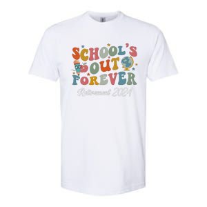 2024 Teacher Retirement SchoolS Out Forever Softstyle CVC T-Shirt