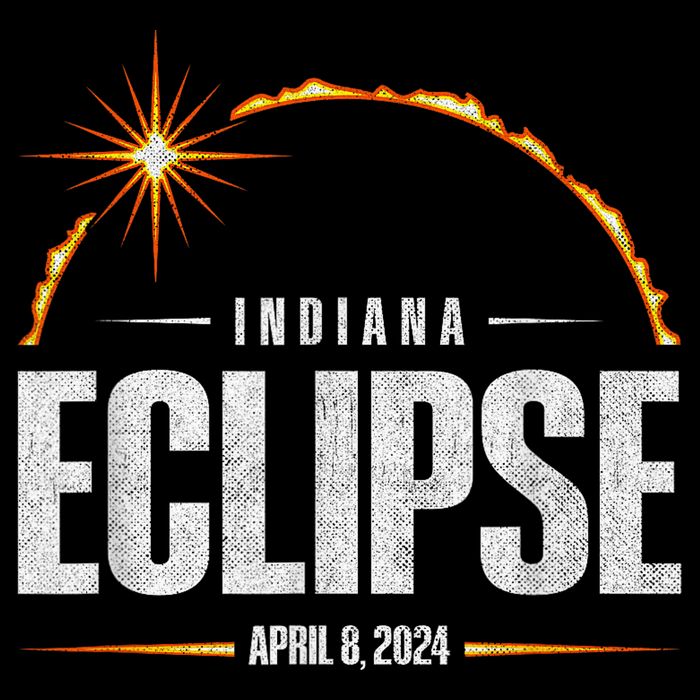 2024 Total Solar Eclipse Indiana Total Eclipse 2024 Baby Bodysuit