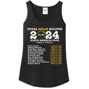 2024 Total Solar Eclipse April 8 Path Of The Eclipse Ladies Essential Tank