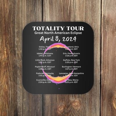 2024 Total Solar Sun Eclipse April 8 Path Of The Eclipse Coaster