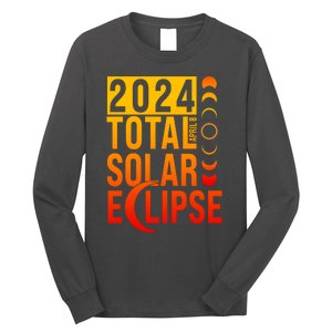 2024 Total Solar Eclipse April 8 Long Sleeve Shirt