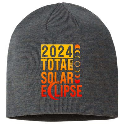 2024 Total Solar Eclipse April 8 Sustainable Beanie