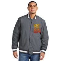 2024 Total Solar Eclipse April 8 Insulated Varsity Jacket