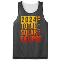 2024 Total Solar Eclipse April 8 Mesh Reversible Basketball Jersey Tank