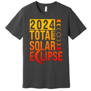 2024 Total Solar Eclipse April 8 Premium T-Shirt