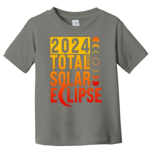 2024 Total Solar Eclipse April 8 Toddler T-Shirt