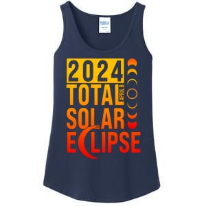 2024 Total Solar Eclipse April 8 Ladies Essential Tank