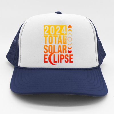 2024 Total Solar Eclipse April 8 Trucker Hat