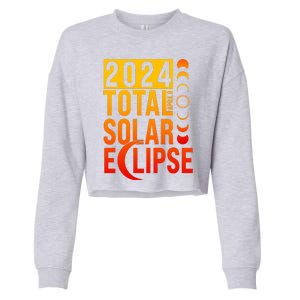 2024 Total Solar Eclipse April 8 Cropped Pullover Crew