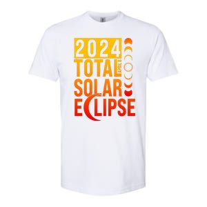 2024 Total Solar Eclipse April 8 Softstyle CVC T-Shirt