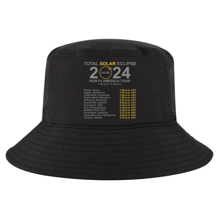 2024 Total Solar Eclipse April 8 Path Of The Eclipse  Cool Comfort Performance Bucket Hat