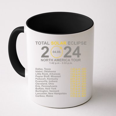 2024 Total Solar Eclipse April 8 Path Of The Eclipse  Mug