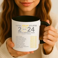 2024 Total Solar Eclipse April 8 Path Of The Eclipse  Mug