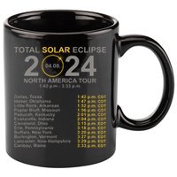2024 Total Solar Eclipse April 8 Path Of The Eclipse  11oz C Handle Ceramic Mug