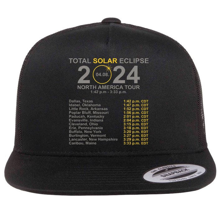 2024 Total Solar Eclipse April 8 Path Of The Eclipse  Flatbill Hat