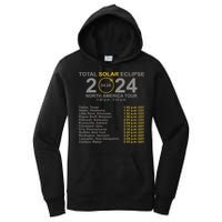 2024 Total Solar Eclipse April 8 Path Of The Eclipse  Women's Pullover Hoodie