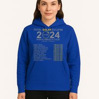 2024 Total Solar Eclipse April 8 Path Of The Eclipse  Hoodie