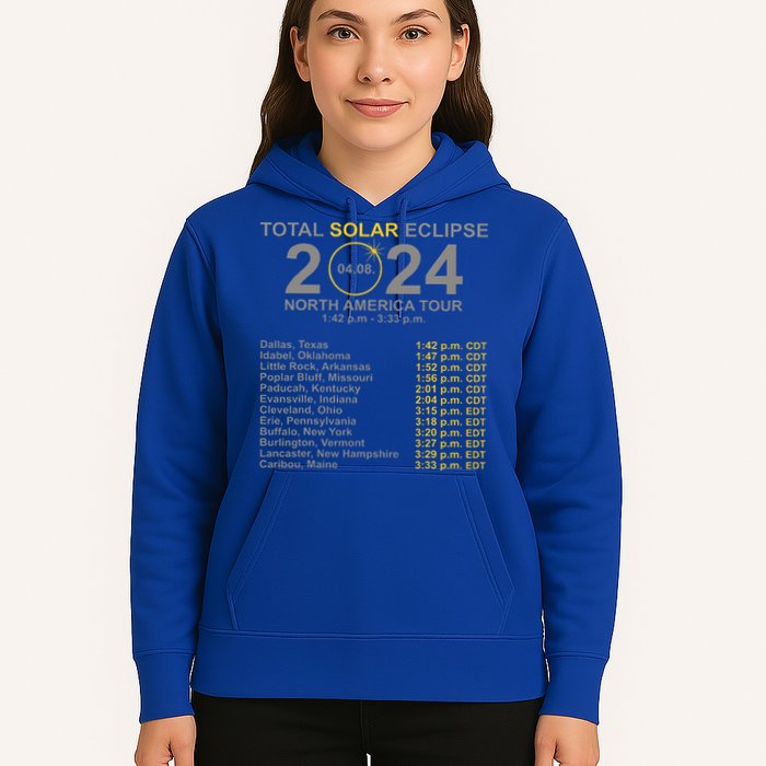 2024 Total Solar Eclipse April 8 Path Of The Eclipse  Hoodie