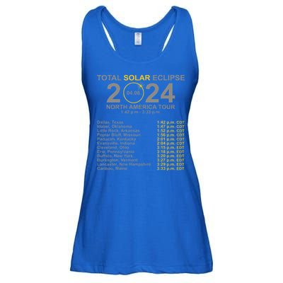 2024 Total Solar Eclipse April 8 Path Of The Eclipse  Ladies Essential Flowy Tank