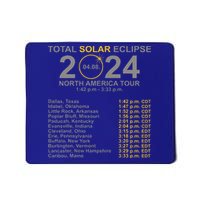 2024 Total Solar Eclipse April 8 Path Of The Eclipse  Mousepad