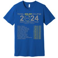 2024 Total Solar Eclipse April 8 Path Of The Eclipse  Premium T-Shirt