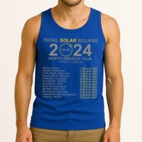 2024 Total Solar Eclipse April 8 Path Of The Eclipse  Tank Top