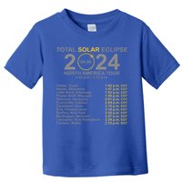 2024 Total Solar Eclipse April 8 Path Of The Eclipse  Toddler T-Shirt
