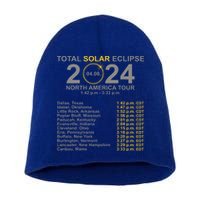 2024 Total Solar Eclipse April 8 Path Of The Eclipse  Short Acrylic Beanie