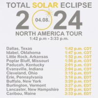 2024 Total Solar Eclipse April 8 Path Of The Eclipse  Garment-Dyed Sweatshirt