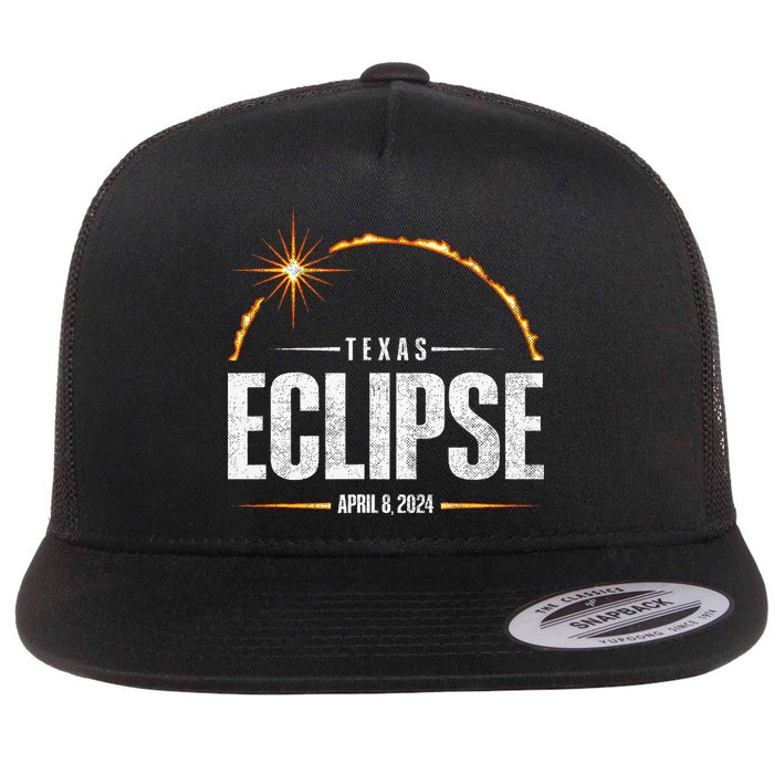 2024 Total Solar Eclipse Texas Total Eclipse 2024 Flat Bill Trucker Hat