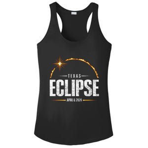 2024 Total Solar Eclipse Texas Total Eclipse 2024 Ladies PosiCharge Competitor Racerback Tank