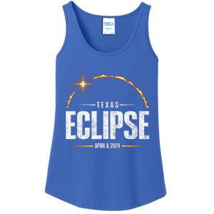 2024 Total Solar Eclipse Texas Total Eclipse 2024 Ladies Essential Tank