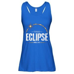 2024 Total Solar Eclipse Texas Total Eclipse 2024 Ladies Essential Flowy Tank