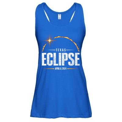 2024 Total Solar Eclipse Texas Total Eclipse 2024 Ladies Essential Flowy Tank