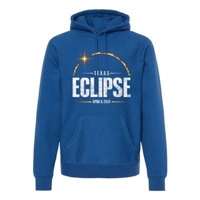 2024 Total Solar Eclipse Texas Total Eclipse 2024 Premium Hoodie