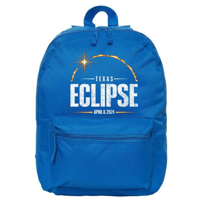 2024 Total Solar Eclipse Texas Total Eclipse 2024 16 in Basic Backpack