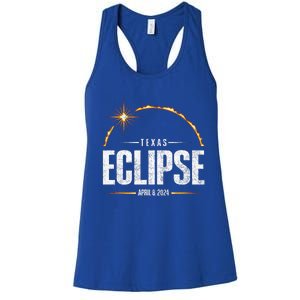 2024 Total Solar Eclipse Texas Total Eclipse 2024 Women's Racerback Tank