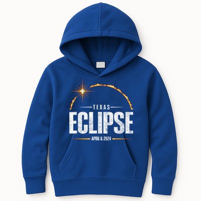 2024 Total Solar Eclipse Texas Total Eclipse 2024 Kids Hoodie