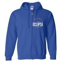 2024 Total Solar Eclipse Texas Total Eclipse 2024 Full Zip Hoodie