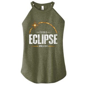 2024 Total Solar Eclipse Texas Total Eclipse 2024 Women's Perfect Tri Rocker Tank