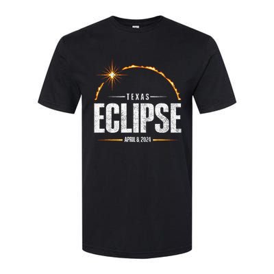 2024 Total Solar Eclipse Texas Total Eclipse 2024 Softstyle CVC T-Shirt