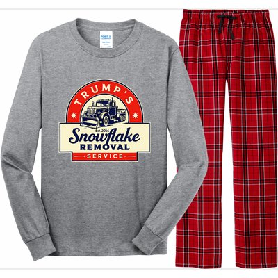 2024 Trumps Snowflake Removal Service Trump Long Sleeve Pajama Set