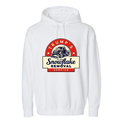 2024 Trumps Snowflake Removal Service Trump Garment-Dyed Fleece Hoodie