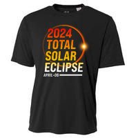 2024 Total Solar Eclipse April 08 2024 Cooling Performance Crew T-Shirt