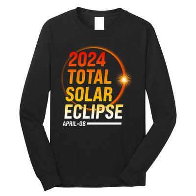 2024 Total Solar Eclipse April 08 2024 Long Sleeve Shirt